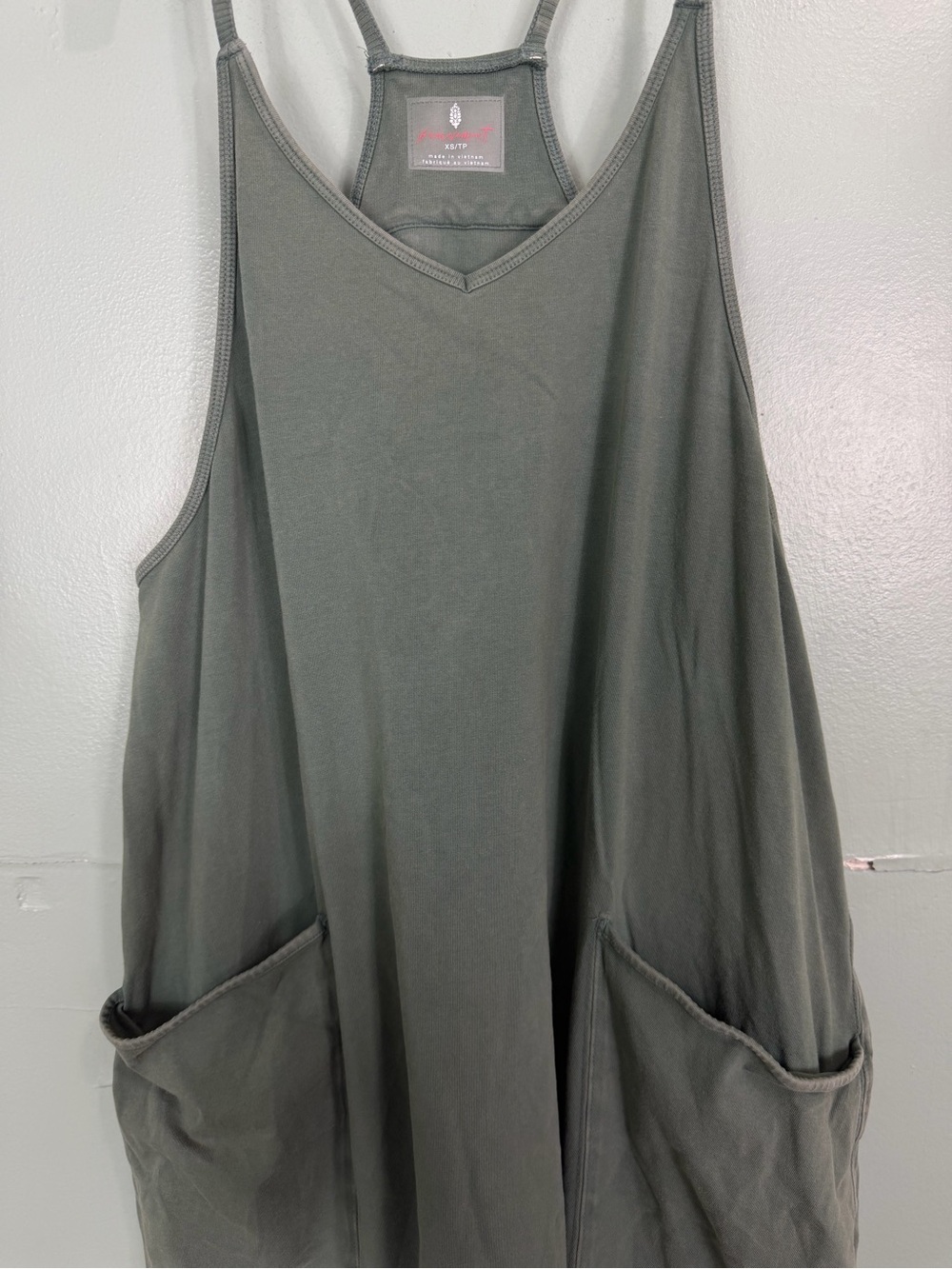 Free People Movement FP Hot Shot Onesie Sage Green Women Size XS One Piece - Picture 3 of 11